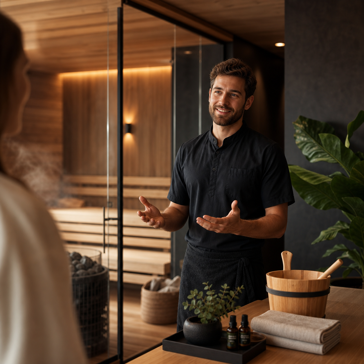 Entspannter Sauna- und Wellnessbereich